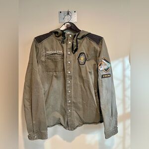 Riot Games League of Legends Morning Star Crew Jacket Size M Patch Embroidered